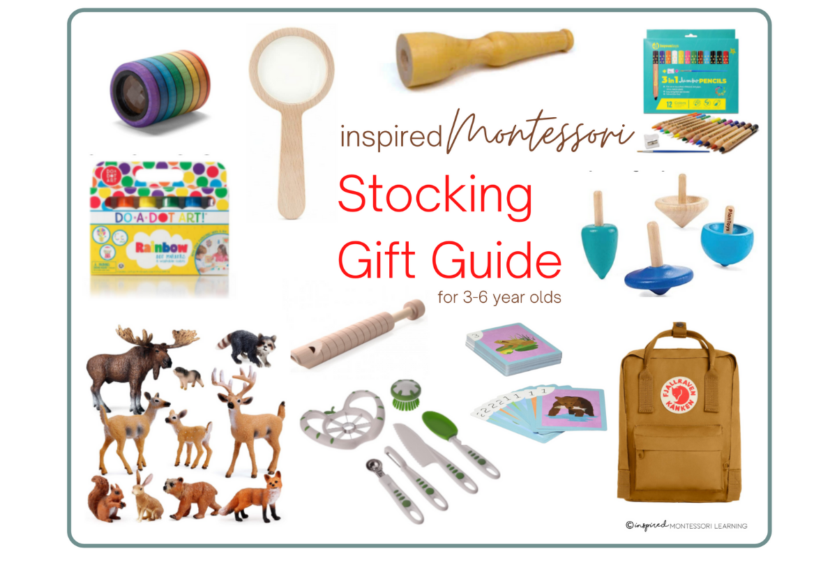 Montessori Stocking Stuffers - Babies to Preschoolers - how we